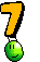 Buchstaben 7 Smiley – Buchstaben - Zahlen